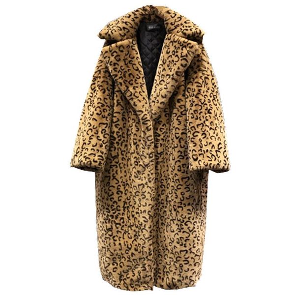 women's fur & faux leopard coat women 2021 autumn winter thick warm plush jackets plus size female hooded long coats, Black
women's fur & faux leopard coat women 2021 autumn winter thick warm plush jackets plus size female hooded long coats, Black