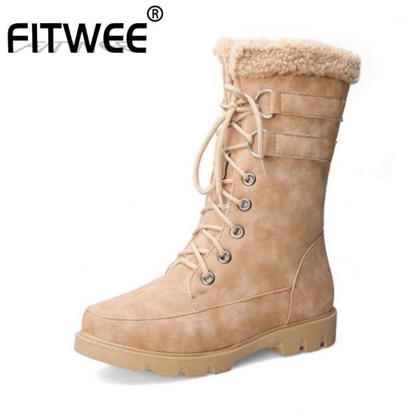 boots fitwee 4 color 2021 winter warm mid calf round toe flats comfortable short daily fashion shoes women size 34-431, Black
boots fitwee 4 color 2021 winter warm mid calf round toe flats comfortable short daily fashion shoes women size 34-431, Black
