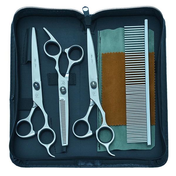 hair scissors 7.0" professional grooming for pets stainless steel curved head cutting 6.5" thinning shears with comb b0006a
hair scissors 7.0" professional grooming for pets stainless steel curved head cutting 6.5" thinning shears with comb b0006a