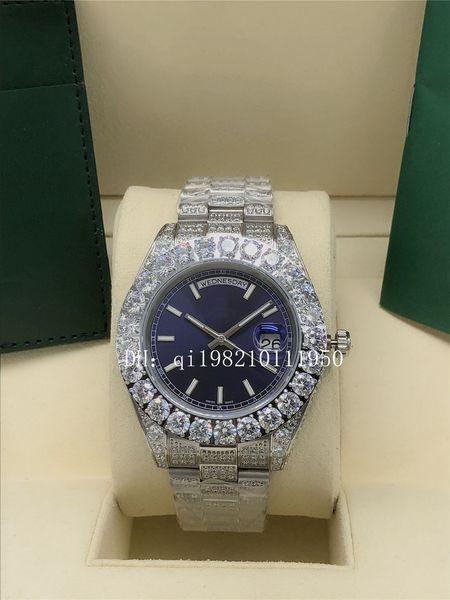 luxury u1 factory 10 style full diamond blue dail president day-date watch 228239 228396 sapphire big diamond bezel 43mm 18k white gold men, Slivery;brown
luxury u1 factory 10 style full diamond blue dail president day-date watch 228239 228396 sapphire big diamond bezel 43mm 18k white gold men, Slivery;brown