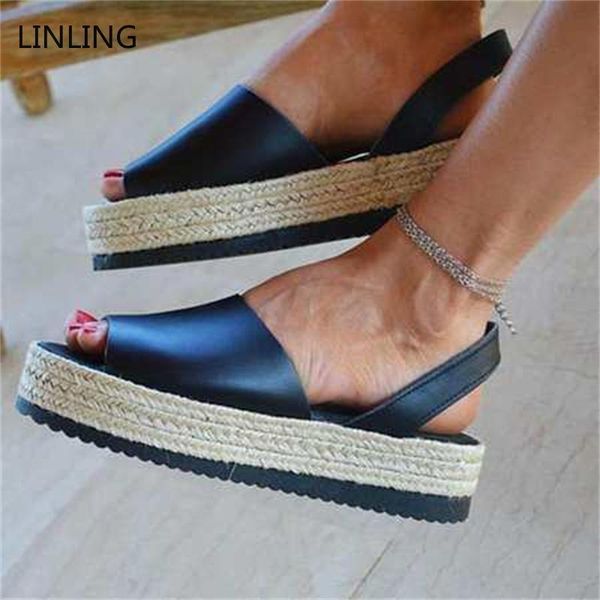 sandals women platform fashion thick bottom flats woman peep toe casual women's shoes ladies summer beach 2021 sandalias, Black
sandals women platform fashion thick bottom flats woman peep toe casual women's shoes ladies summer beach 2021 sandalias, Black