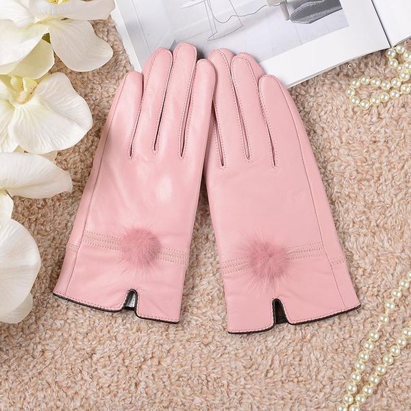 five fingers gloves genuine sheepskin leather women full finger autumn winter warm real ball, Blue;gray
five fingers gloves genuine sheepskin leather women full finger autumn winter warm real ball, Blue;gray