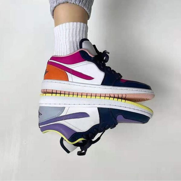 women jumpman 1 1s low basketball shoes light paint drip magenta court purple island green sports sneakers dj4342-400 dress shoe, Black
women jumpman 1 1s low basketball shoes light paint drip magenta court purple island green sports sneakers dj4342-400 dress shoe, Black