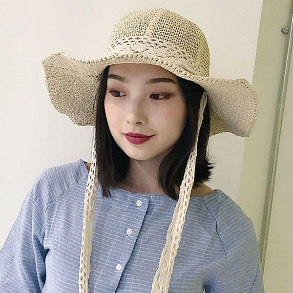 ribbon wire chic tie bow hats cap sun women retro brim beach travel straw lady girls lace wide, Blue;gray
ribbon wire chic tie bow hats cap sun women retro brim beach travel straw lady girls lace wide, Blue;gray