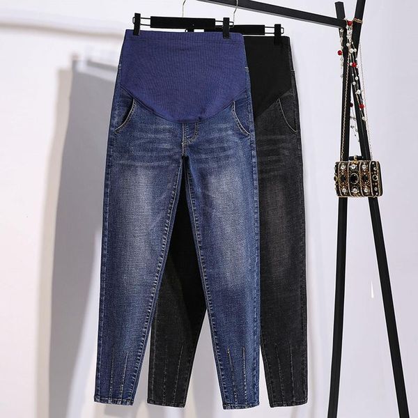 maternity bottoms 7602# pants spring autumn high waist jeans belly support elastic trousers, White
maternity bottoms 7602# pants spring autumn high waist jeans belly support elastic trousers, White