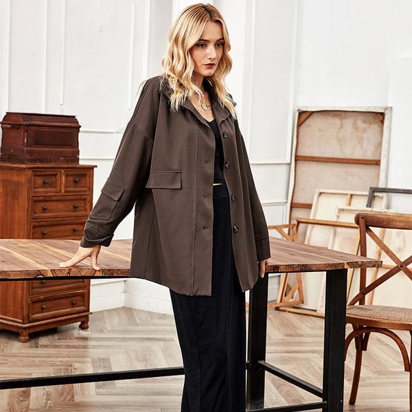 women's wool & blends women basic jackets patchwork stand collar retro harajuku teenagers streetwear oversize sun-protect hip-hop styli, Black
women's wool & blends women basic jackets patchwork stand collar retro harajuku teenagers streetwear oversize sun-protect hip-hop styli, Black