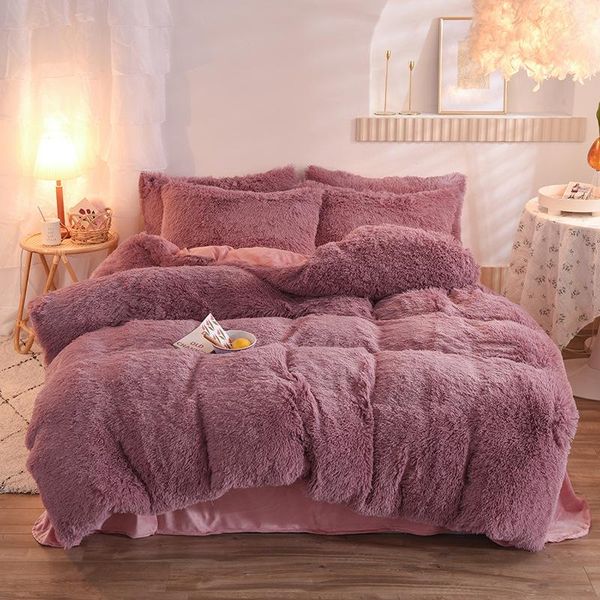 bedding sets 2021 autumn winter thickened double edition mink pure color warm frosted four piece set
bedding sets 2021 autumn winter thickened double edition mink pure color warm frosted four piece set