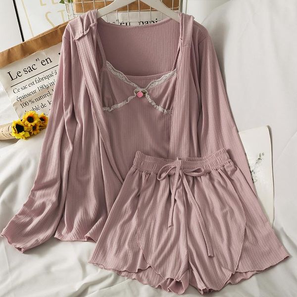 women's tracksuits three piece sets womens summer casual hooded cardigan with lace camisole split shorts home three-piece suit women, Gray
women's tracksuits three piece sets womens summer casual hooded cardigan with lace camisole split shorts home three-piece suit women, Gray