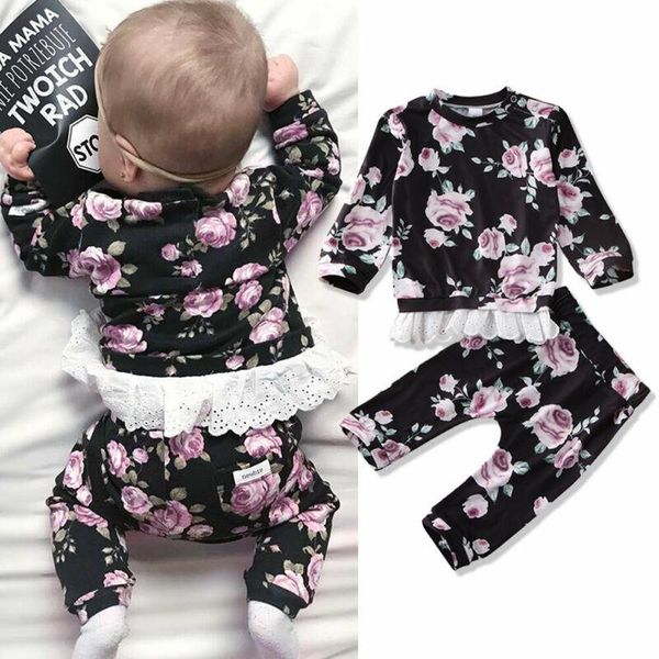cute born baby girls flower lace pants autumn winter cotton clothes set clothing sets, White
cute born baby girls flower lace pants autumn winter cotton clothes set clothing sets, White