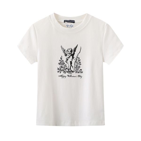 women's knits & tees slim girls soft cotton t-shirts 2021 summer fashion ladies sweet cartton print vintage women short chic, White
women's knits & tees slim girls soft cotton t-shirts 2021 summer fashion ladies sweet cartton print vintage women short chic, White