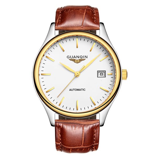 watch 2021 guanqin business automatic mechanical 30m waterproof es mens leather band auto date wristwatches zegarek mski, Slivery;brown
watch 2021 guanqin business automatic mechanical 30m waterproof es mens leather band auto date wristwatches zegarek mski, Slivery;brown