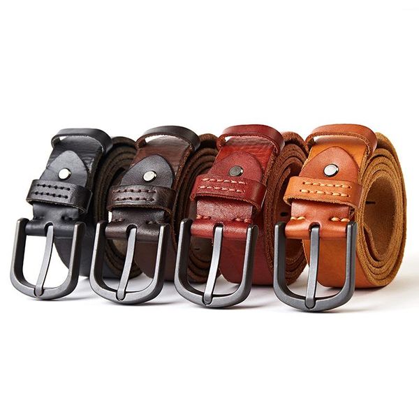 fashion vintage 100% cowhide genuine leather belts for men pin buckle cowboy jeans business cinturones hombre, Black;brown
fashion vintage 100% cowhide genuine leather belts for men pin buckle cowboy jeans business cinturones hombre, Black;brown