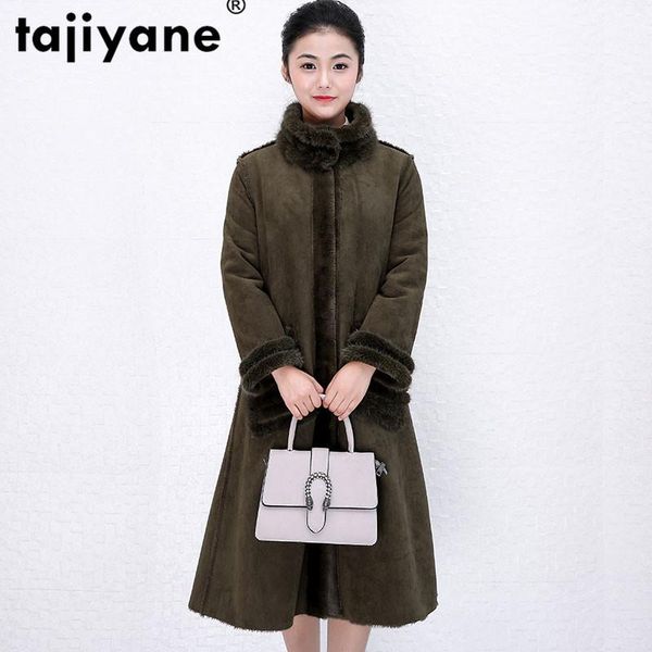 women's fur & faux winter women jacket clothes 2021 casual korean elegant loose real coat 100% wool sheep shearling long zt577, Black
women's fur & faux winter women jacket clothes 2021 casual korean elegant loose real coat 100% wool sheep shearling long zt577, Black