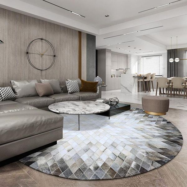 round cowhide rug carpet living room table bedroom bedside joint leather with fur rugs yoga mat home decorations carpets
round cowhide rug carpet living room table bedroom bedside joint leather with fur rugs yoga mat home decorations carpets