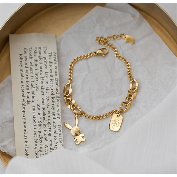 ins niche design square brand bracelet simple cold wind fashion wild personality trendy braceletb517 charm bracelets, Golden;silver
ins niche design square brand bracelet simple cold wind fashion wild personality trendy braceletb517 charm bracelets, Golden;silver