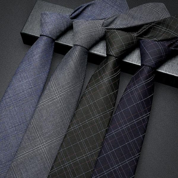 bow ties 7.5cm plaid black tie for men wedding business fashion suit designer necktie with gift box, Black;gray
bow ties 7.5cm plaid black tie for men wedding business fashion suit designer necktie with gift box, Black;gray