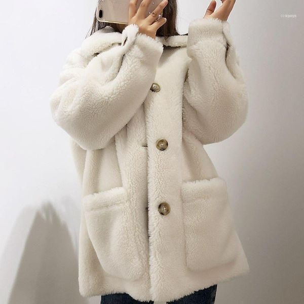 lamb faux fur jacket coat women warm thick long sleeve femme casual loose oversized outerwear q17241, Black
lamb faux fur jacket coat women warm thick long sleeve femme casual loose oversized outerwear q17241, Black