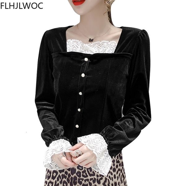 women's knits & tees spring basic blusas feminine clothes women fashion france design solid black square neck patchwork white
women's knits & tees spring basic blusas feminine clothes women fashion france design solid black square neck patchwork white