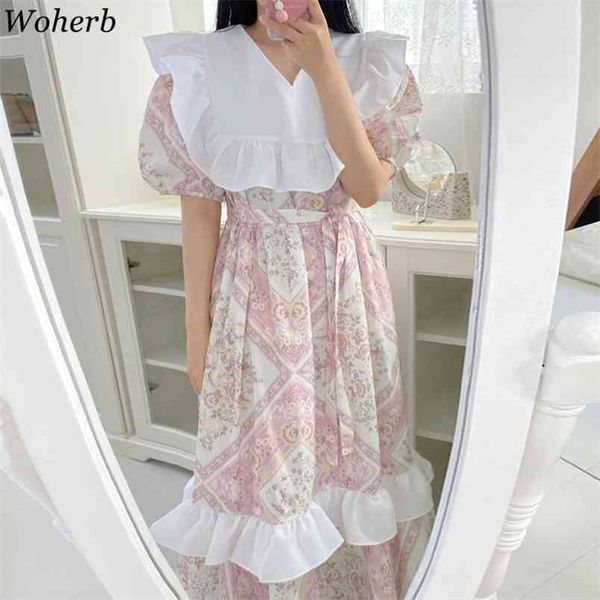 turn down collar korean chic vintage elegant dress women floral print puff sleeve a-line dresses lady sweet summer robe 210519, Black;gray
turn down collar korean chic vintage elegant dress women floral print puff sleeve a-line dresses lady sweet summer robe 210519, Black;gray