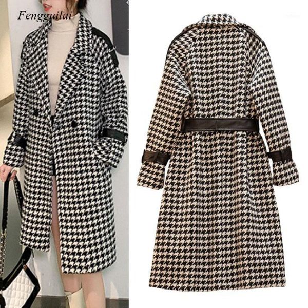 women's wool & blends herfst winter lange jas vrouwen 2021 casual plus size plaid double breasted wollen blazers vrouwelijke elegante o, Black
women's wool & blends herfst winter lange jas vrouwen 2021 casual plus size plaid double breasted wollen blazers vrouwelijke elegante o, Black
