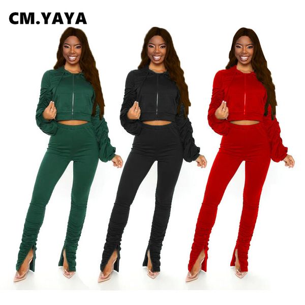 staed sweatsuit womens set hooded tra jaet ruched slit flare pants set active trasuit two piece fitness outfitsby air, White
staed sweatsuit womens set hooded tra jaet ruched slit flare pants set active trasuit two piece fitness outfitsby air, White