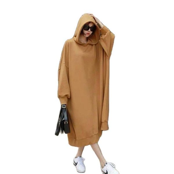 casual dresses fashion women pure color hooded dress autumn 2022 plus size clothing long-sleeved over-the-knee, Black;gray
casual dresses fashion women pure color hooded dress autumn 2022 plus size clothing long-sleeved over-the-knee, Black;gray
