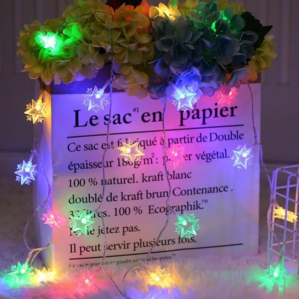 strings star led string lights christmas fairy garland outdoor home for wedding party curtain garden decoration light lamp 2021
strings star led string lights christmas fairy garland outdoor home for wedding party curtain garden decoration light lamp 2021