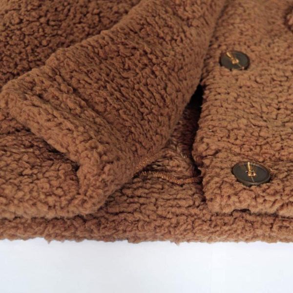 women's jackets leopard coat casual lapel fleece faux shearling button oversized outwear streewear, Black;brown
women's jackets leopard coat casual lapel fleece faux shearling button oversized outwear streewear, Black;brown