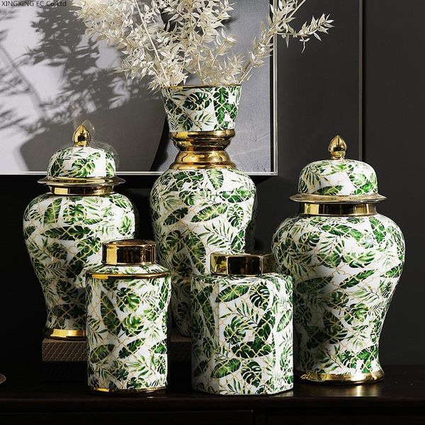vases home decoration flower vase with lid ceramic storage jar creative golden modern living room office deskfurnishings
vases home decoration flower vase with lid ceramic storage jar creative golden modern living room office deskfurnishings