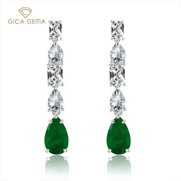 gica gema luxury 100% 925 sterling silver created paraiba emerald drop dangle women earrings fine jewelry wholesale, Golden
gica gema luxury 100% 925 sterling silver created paraiba emerald drop dangle women earrings fine jewelry wholesale, Golden