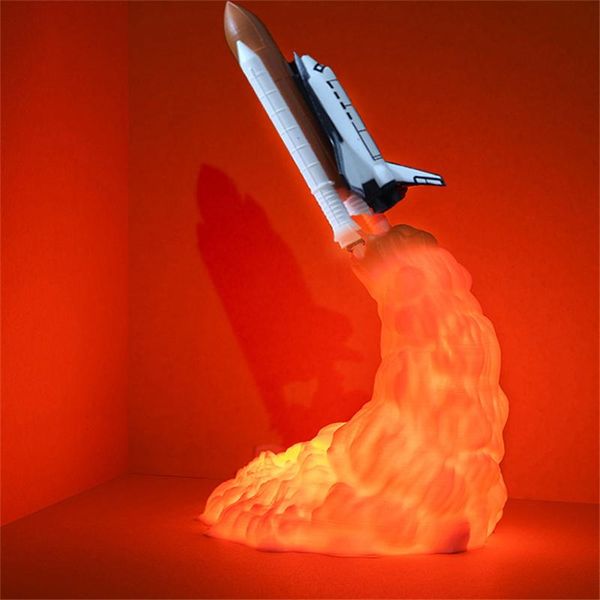 night lights dropship 3d print led light space shuttle rocket lamp saturn v for lovers usb charging switch control
night lights dropship 3d print led light space shuttle rocket lamp saturn v for lovers usb charging switch control