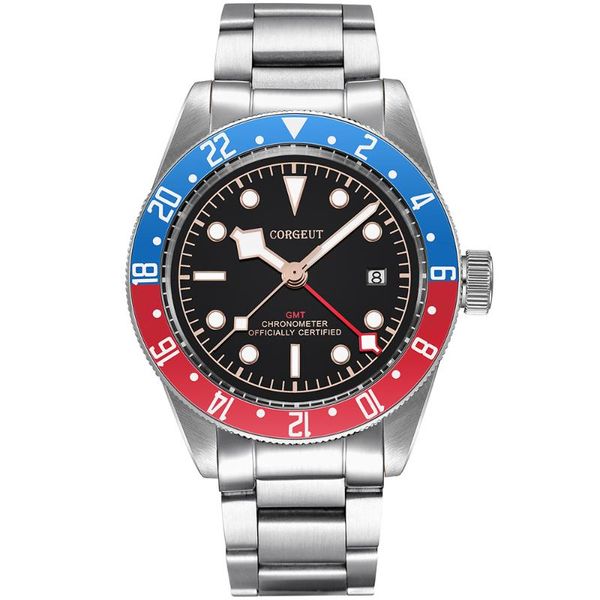 wristwatches design men watches lume schwarz bay gmt automatic military sport swim clock mechanical wristwatch, Slivery;brown
wristwatches design men watches lume schwarz bay gmt automatic military sport swim clock mechanical wristwatch, Slivery;brown