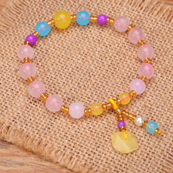 beaded, strands fashion crystal beads bracelet women's simple sweet pink beaded bracelets, Black
beaded, strands fashion crystal beads bracelet women's simple sweet pink beaded bracelets, Black