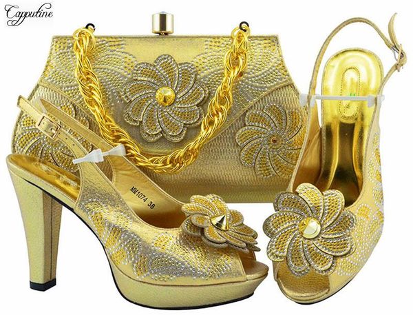dress shoes wonderful gold sandal and bag set high heel evening with handbag for lady mm1074heel height 11.5cm, Black
dress shoes wonderful gold sandal and bag set high heel evening with handbag for lady mm1074heel height 11.5cm, Black