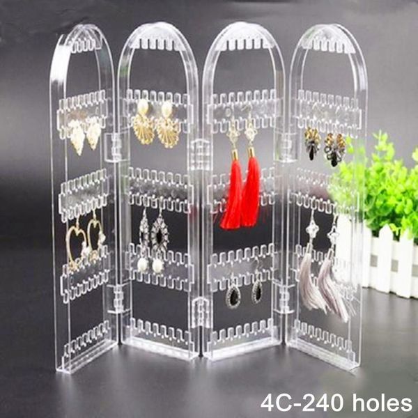 jewelry pouches, bags creative folding screen pendant earrings plastic display box storage jewlery organizer 120/180/240/360 holes, Pink;blue
jewelry pouches, bags creative folding screen pendant earrings plastic display box storage jewlery organizer 120/180/240/360 holes, Pink;blue