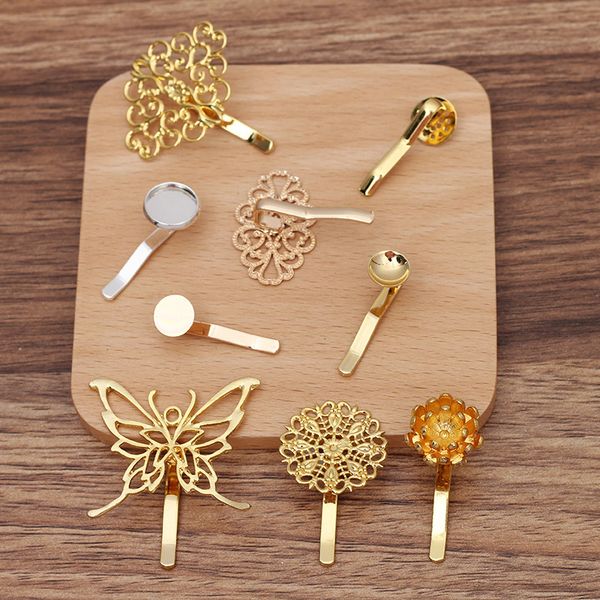 30pcs filigree butterfly metal ponytail hooks holes pallet flower pads for attaches charms accessories diy headpieces material, Bronze;silver
30pcs filigree butterfly metal ponytail hooks holes pallet flower pads for attaches charms accessories diy headpieces material, Bronze;silver