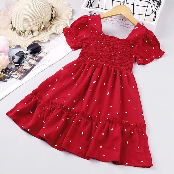 new good quality factory price fashion selling childrens polka dot square neck puff sleeve princess dress, Red;yellow
new good quality factory price fashion selling childrens polka dot square neck puff sleeve princess dress, Red;yellow
