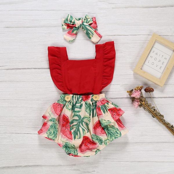 rompers 0-24m born toddler kid baby girl summer clothes pineapple print flying sleeve romper+headband outfits ropa verano bebes l*, Blue
rompers 0-24m born toddler kid baby girl summer clothes pineapple print flying sleeve romper+headband outfits ropa verano bebes l*, Blue