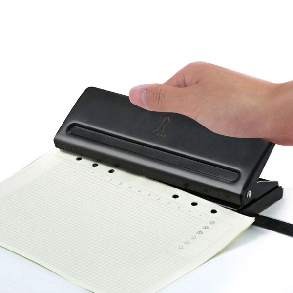 6 hole adjustable puncher paper cutter loose-leaf inner page perforator detachable notebook punching machine offices supplies
6 hole adjustable puncher paper cutter loose-leaf inner page perforator detachable notebook punching machine offices supplies