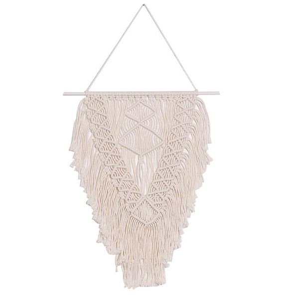 tapestries macrame wall hanging tapestry decor boho chic bohemian woven home decoration 32x35cm
tapestries macrame wall hanging tapestry decor boho chic bohemian woven home decoration 32x35cm