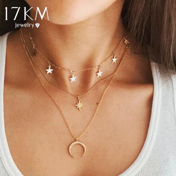 pendant necklaces vintage multilayer necklace for women bohemian 2021 gold round heart moon star choker trendy jewelry, Silver
pendant necklaces vintage multilayer necklace for women bohemian 2021 gold round heart moon star choker trendy jewelry, Silver
