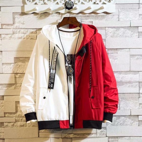 men's color block jacket fashion sports casual street hip hop suit 2021 hooded jackets, Black;brown
men's color block jacket fashion sports casual street hip hop suit 2021 hooded jackets, Black;brown