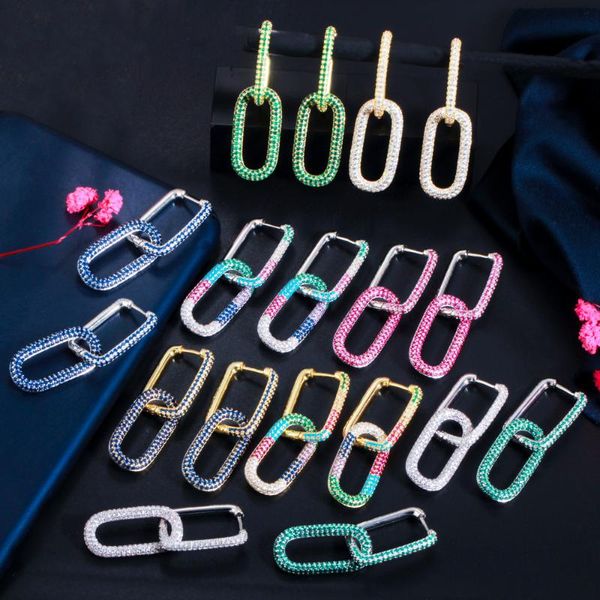 hoop & huggie cwwzircons elegant gold geometric dangle dropping cz rectangle charm long earrings for women luxury wedding jewelry cz837, Golden;silver
hoop & huggie cwwzircons elegant gold geometric dangle dropping cz rectangle charm long earrings for women luxury wedding jewelry cz837, Golden;silver