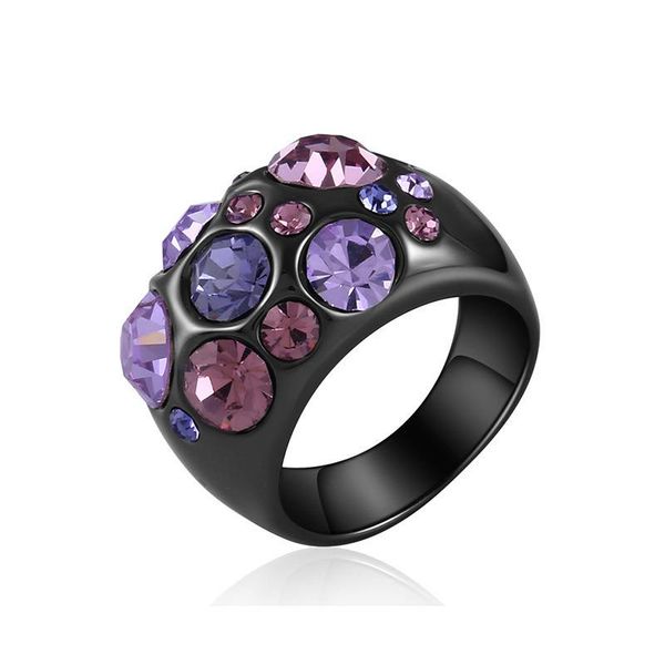 fashion zircon rings alloy black simple acrylic ring for women couple jewelry girlfriend gift cluster, Golden;silver
fashion zircon rings alloy black simple acrylic ring for women couple jewelry girlfriend gift cluster, Golden;silver
