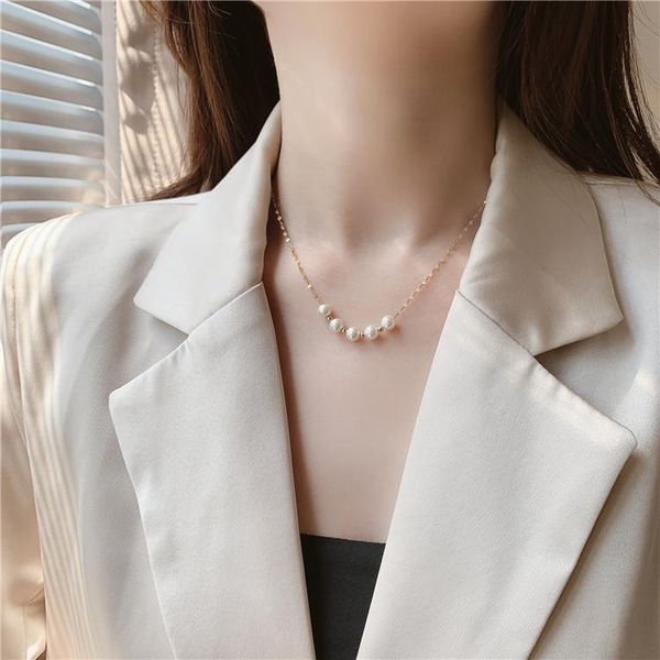 pendant necklaces korea design fashion jewelry simple white pearl necklace elegant women clavicle, Silver
pendant necklaces korea design fashion jewelry simple white pearl necklace elegant women clavicle, Silver