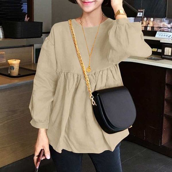 blouses women's tunic casual long sleeve shirts female solid blouse plus size loose 2021 vonda femininas blusas s-5xl, White
blouses women's tunic casual long sleeve shirts female solid blouse plus size loose 2021 vonda femininas blusas s-5xl, White