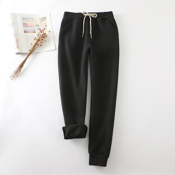 women's pants & capris women harem warm causal cashmere slim trousers pockets sweatpants, Black;white
women's pants & capris women harem warm causal cashmere slim trousers pockets sweatpants, Black;white