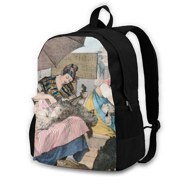 backpack poodle backpacks primary school print charm polyester bags
backpack poodle backpacks primary school print charm polyester bags