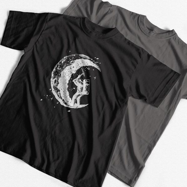 men's t-shirts 100% cotton digging the moon print funny mens o-neck t shirts fashion men t-shirt cool tshirt male tee, White;black
men's t-shirts 100% cotton digging the moon print funny mens o-neck t shirts fashion men t-shirt cool tshirt male tee, White;black