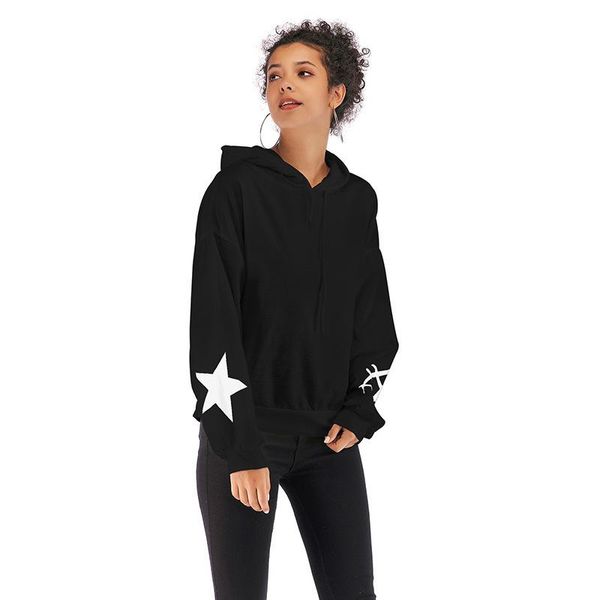 women's hoodies & sweatshirts women long sleeve print pullover sweatshirt casual ropa mujer, Black
women's hoodies & sweatshirts women long sleeve print pullover sweatshirt casual ropa mujer, Black